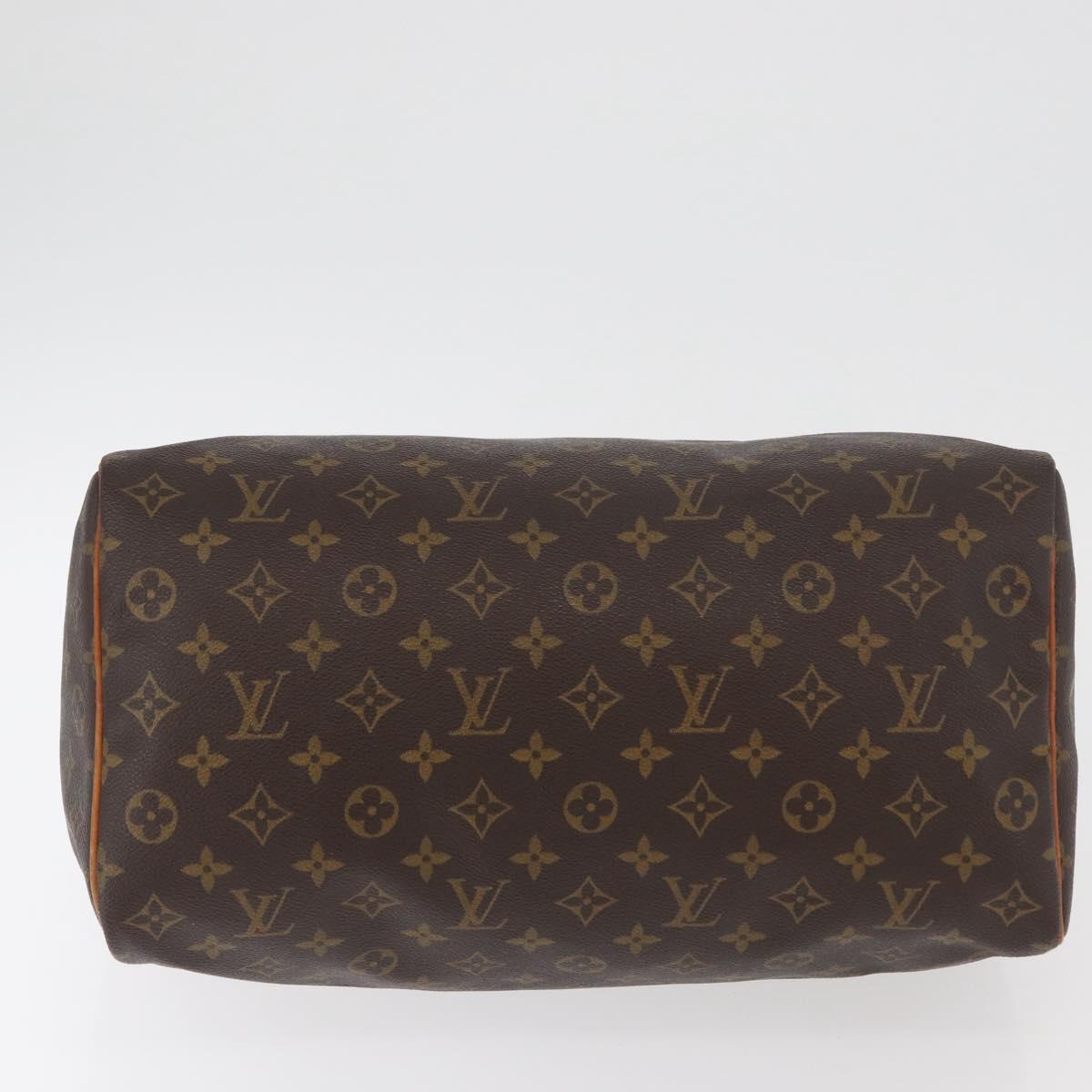 LOUIS VUITTON Monogram Speedy 35 Hand Bag M41524 LV Auth ka3799A