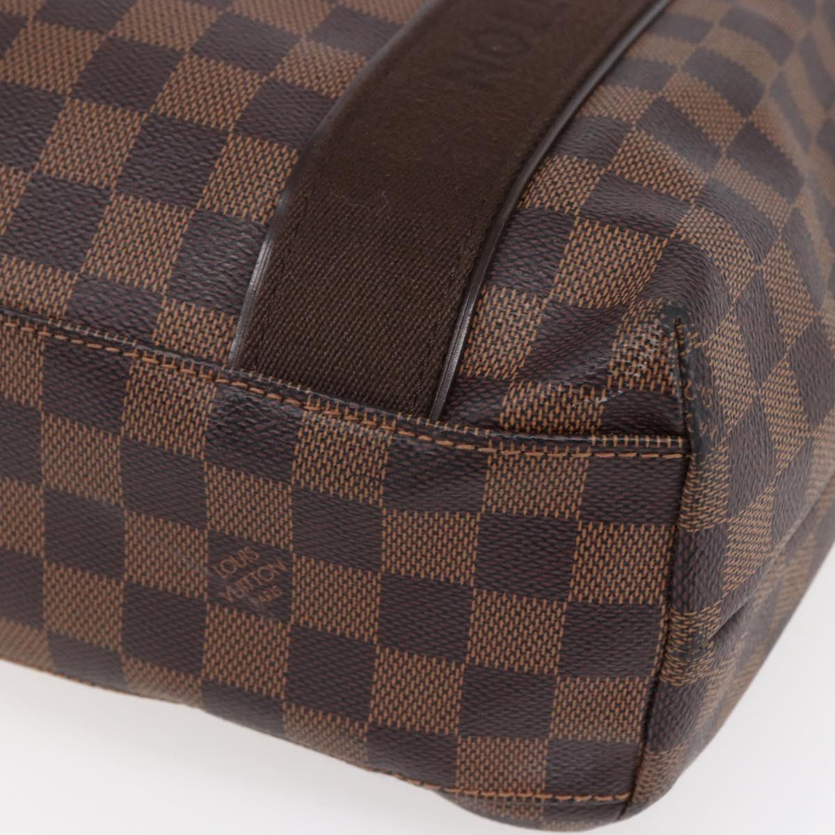 LOUIS VUITTON Damier Ebene Cabas Bobur Tote Bag N52006 LV Auth ka380