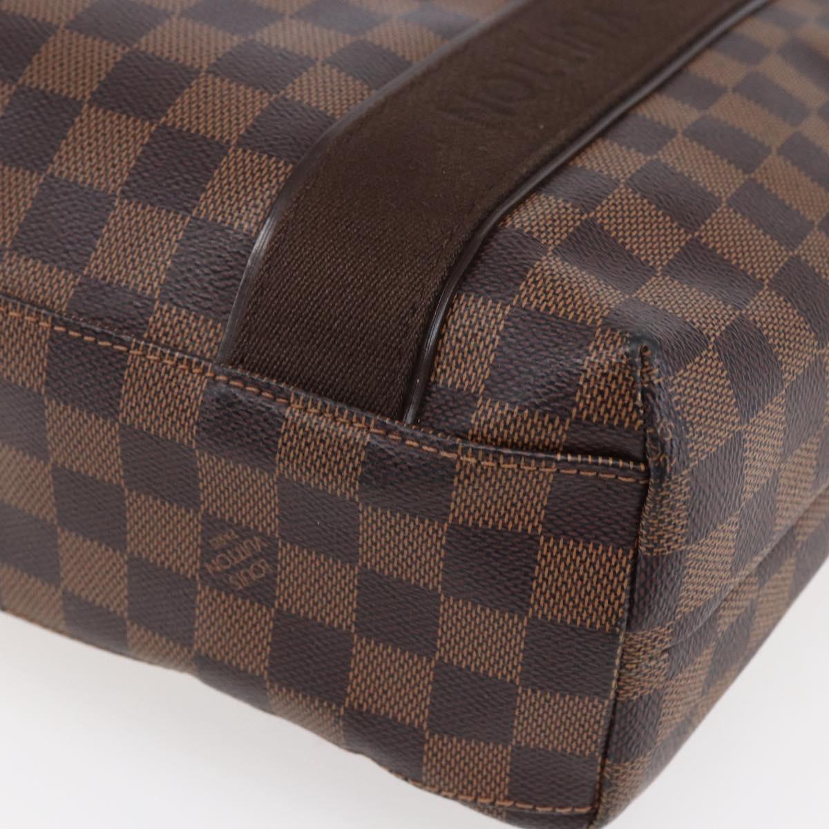 LOUIS VUITTON Damier Ebene Cabas Bobur Tote Bag N52006 LV Auth ka380