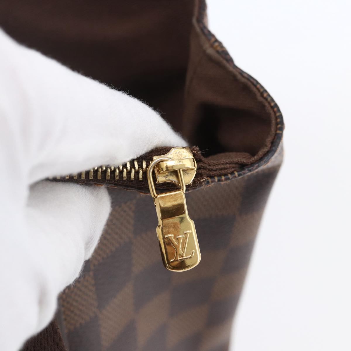 LOUIS VUITTON Damier Ebene Cabas Bobur Tote Bag N52006 LV Auth ka380