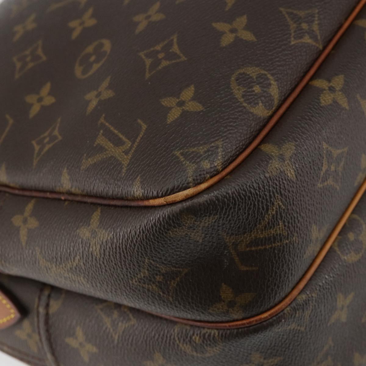 LOUIS VUITTON Monogram Reporter GM Shoulder Bag M45252 LV Auth ka383