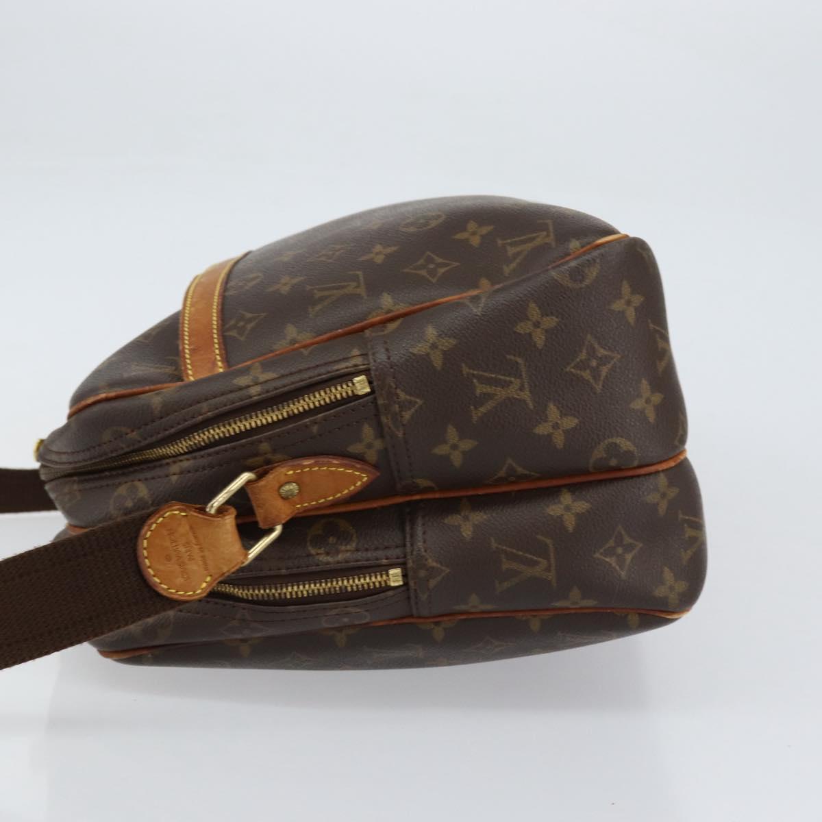 LOUIS VUITTON Monogram Reporter GM Shoulder Bag M45252 LV Auth ka383