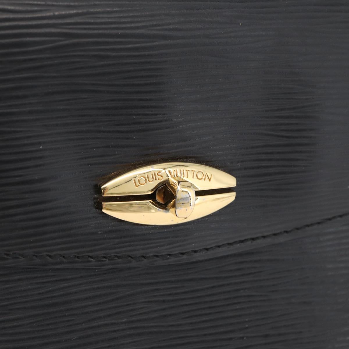 LOUIS VUITTON Epi Malesherbes Hand Bag Black M52372 LV Auth ka3830A