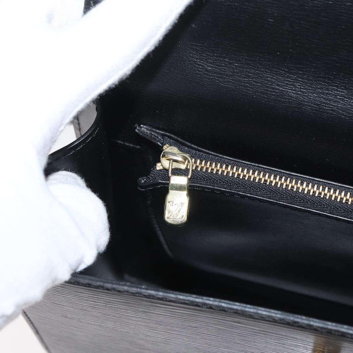 LOUIS VUITTON Epi Malesherbes Hand Bag Black M52372 LV Auth ka3830A
