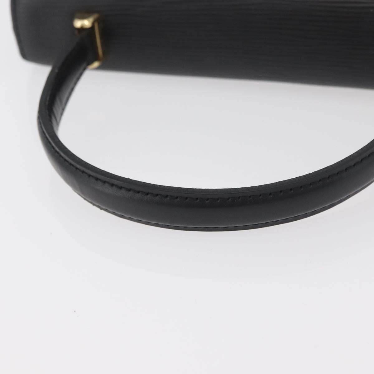 LOUIS VUITTON Epi Malesherbes Hand Bag Black M52372 LV Auth ka3830A