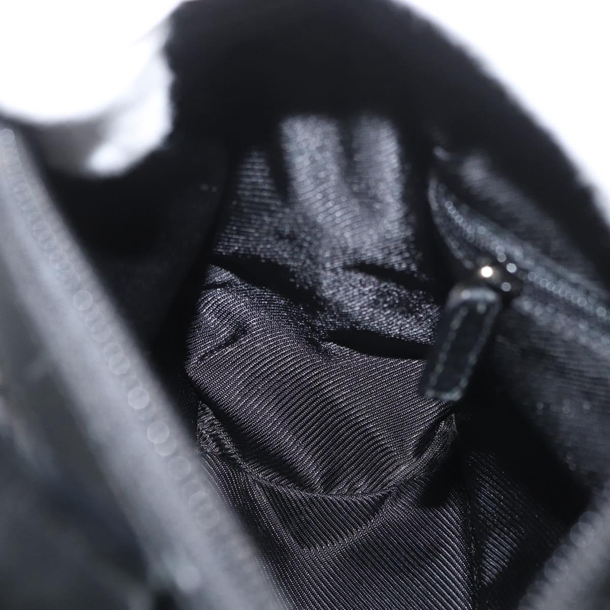 GUCCI GG Canvas Hand Bag Black Gold 000 0856 Auth ka3836A