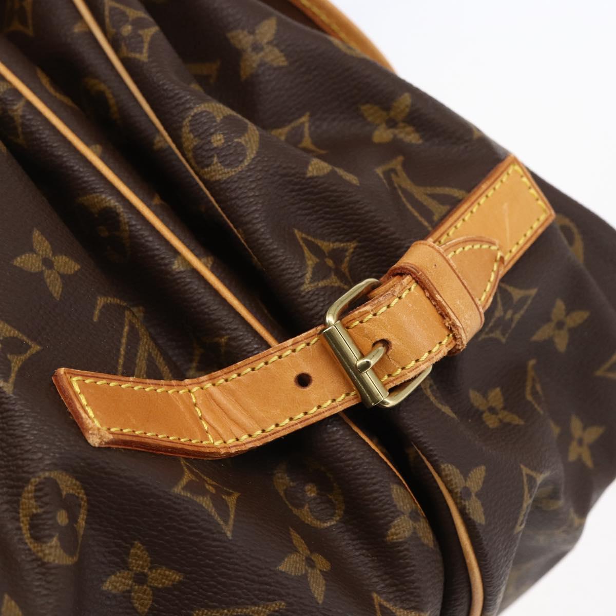 LOUIS VUITTON Monogram Saumur 35 Shoulder Bag M42254 LV Auth ka384