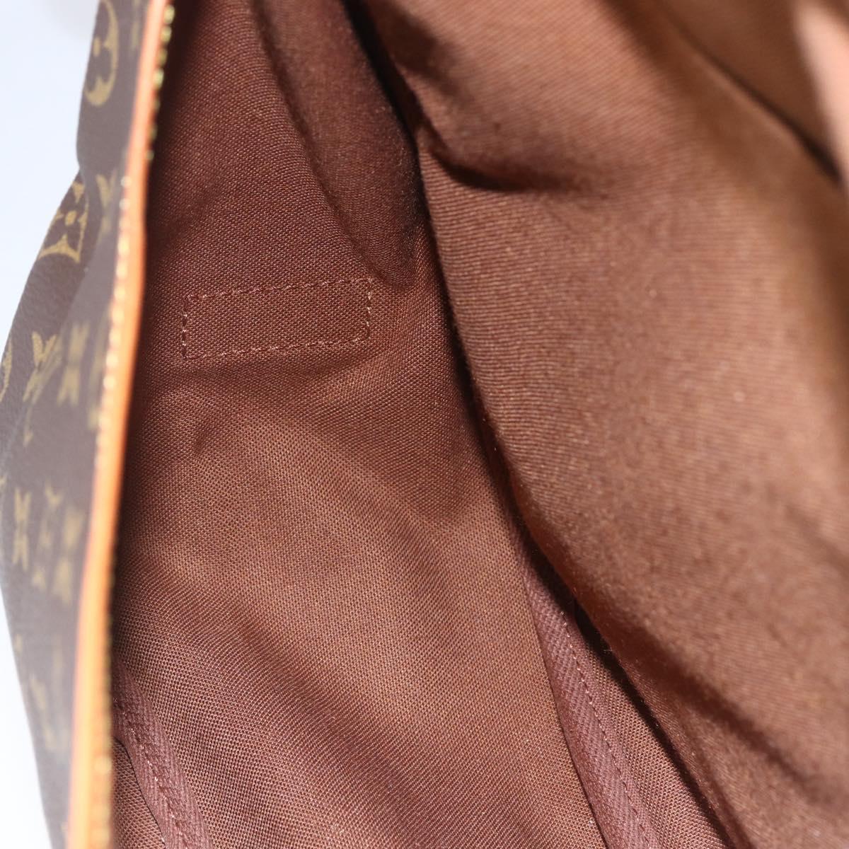 LOUIS VUITTON Monogram Saumur 35 Shoulder Bag M42254 LV Auth ka384