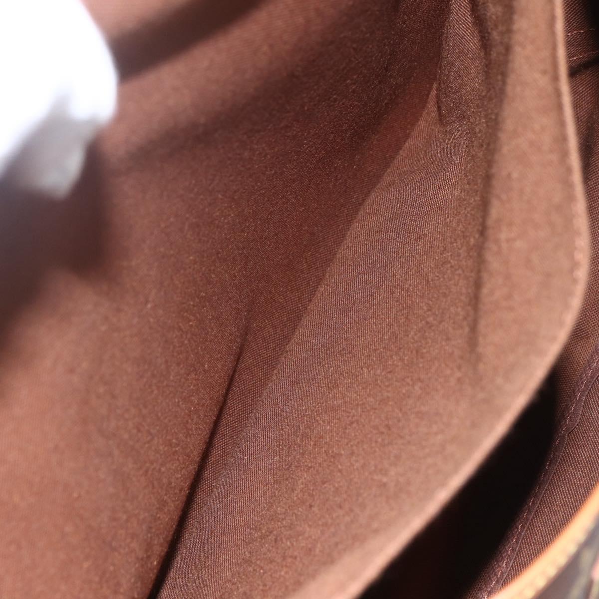 LOUIS VUITTON Monogram Saumur 35 Shoulder Bag M42254 LV Auth ka384