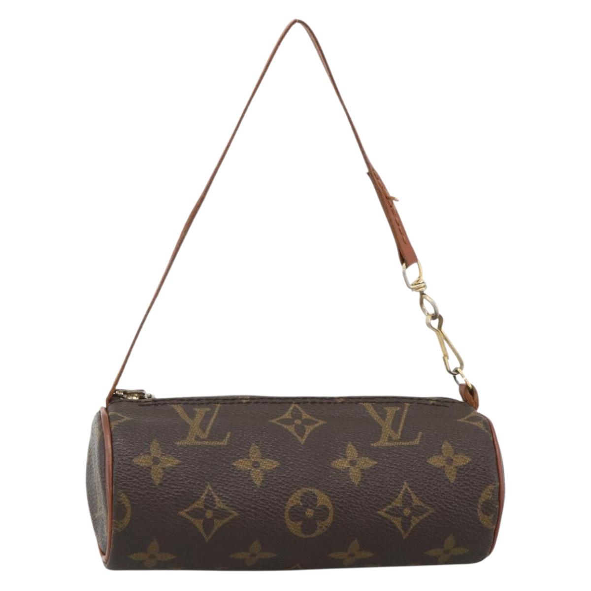 LOUIS VUITTON Monogram Papillon Pouch LV Auth ka3851A