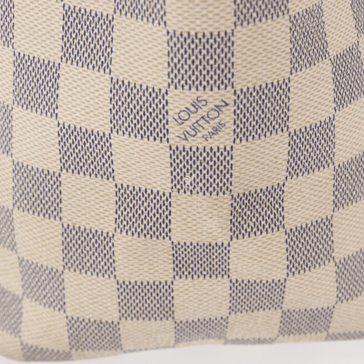 LOUIS VUITTON Damier Azur Totally MM Tote Bag N51262 LV Auth ka391