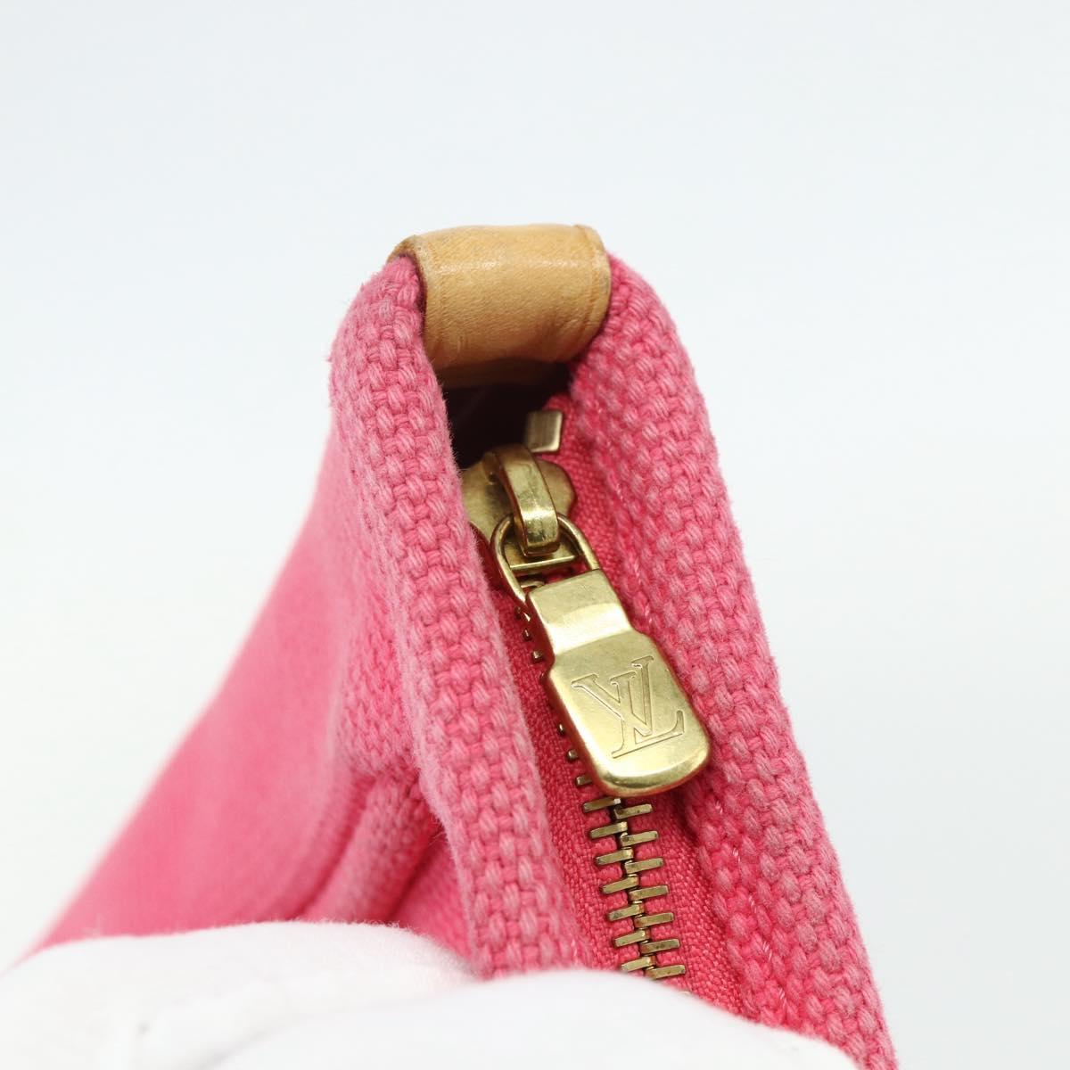 LOUIS VUITTON Antigua Cabas MM Tote Bag Pink M40085 LV Auth ka3945