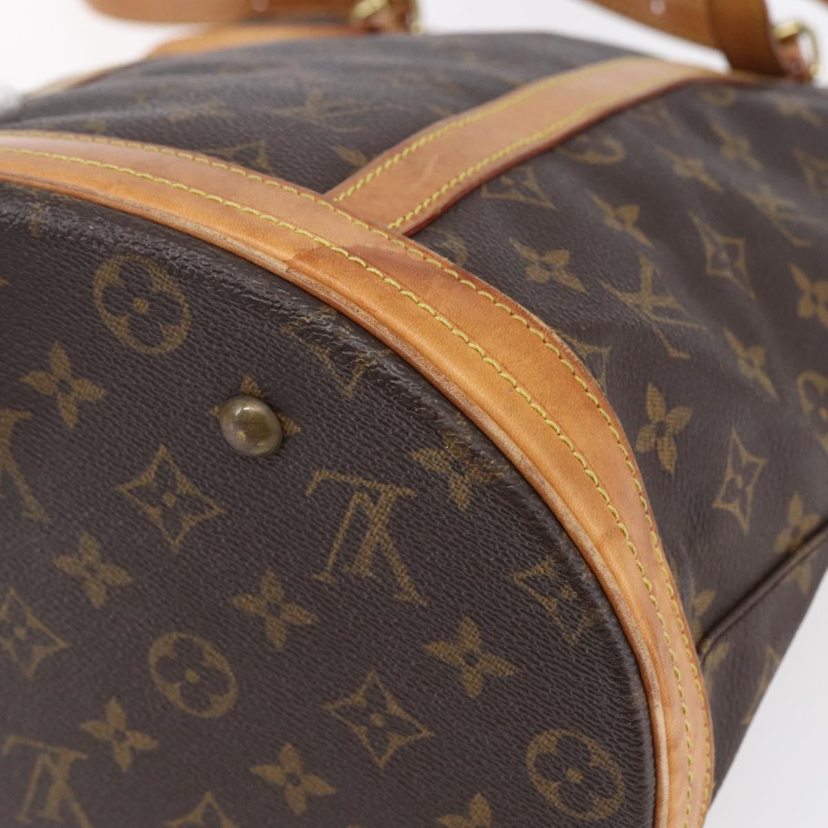 LOUIS VUITTON Monogram Bucket GM Shoulder Bag M42236 LV Auth ka398