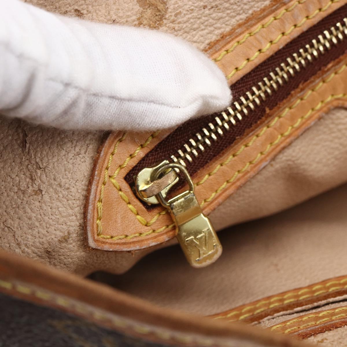 LOUIS VUITTON Monogram Bucket GM Shoulder Bag M42236 LV Auth ka398