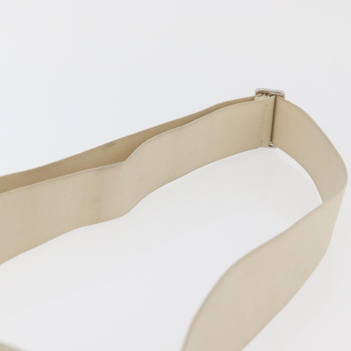 CHANEL New Travel line Shoulder Bag Nylon Beige CC Auth ka3980A