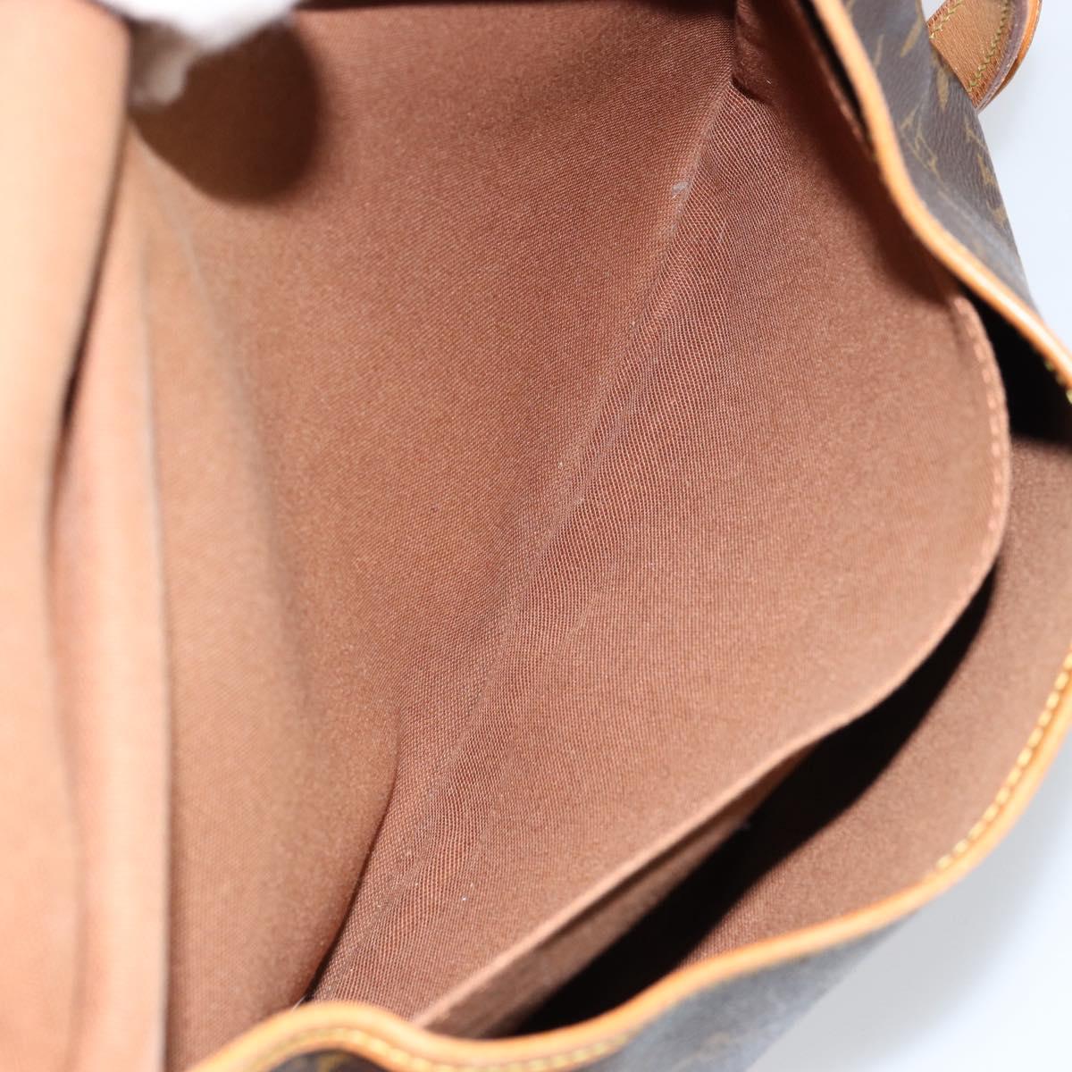 LOUIS VUITTON Monogram Saumur 30 Shoulder Bag M42256 LV Auth ka399