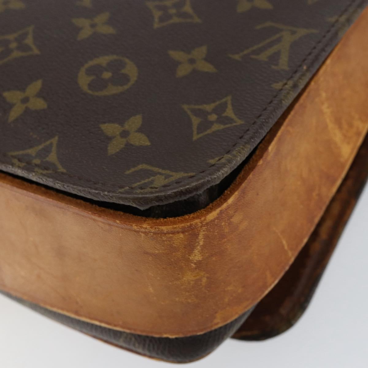 LOUIS VUITTON Monogram Cartouchiere GM Shoulder Bag M51252 LV Auth ka400