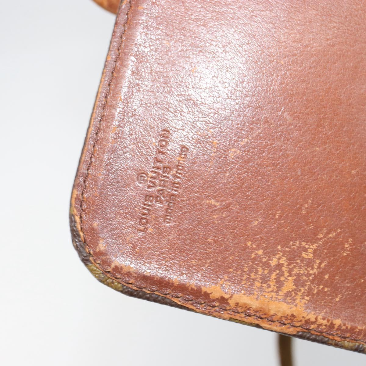 LOUIS VUITTON Monogram Cartouchiere GM Shoulder Bag M51252 LV Auth ka400