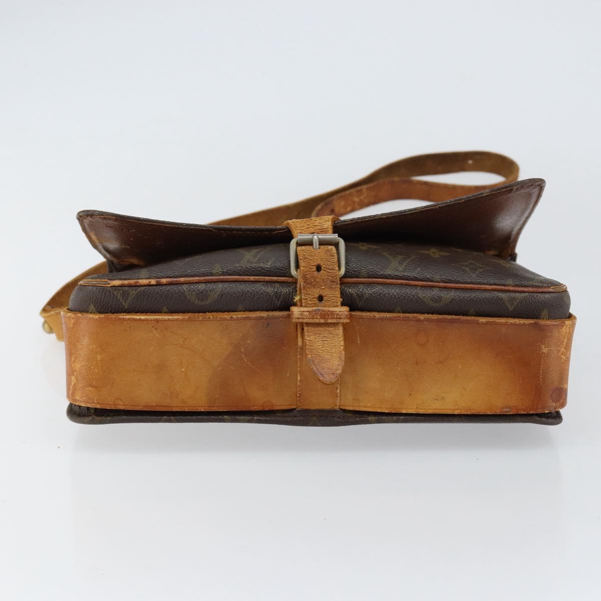 LOUIS VUITTON Monogram Cartouchiere GM Shoulder Bag M51252 LV Auth ka400