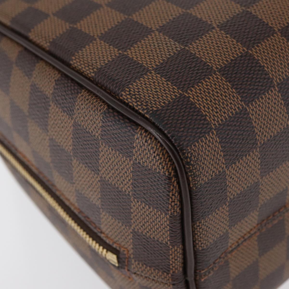 LOUIS VUITTON Damier Ebene Nolita Hand Bag N41455 LV Auth ka4006A