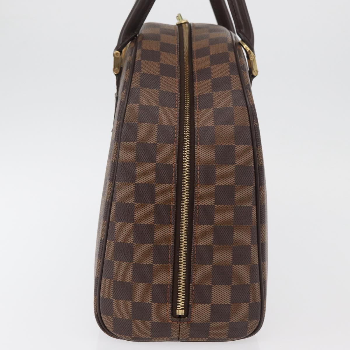 LOUIS VUITTON Damier Ebene Nolita Hand Bag N41455 LV Auth ka4006A