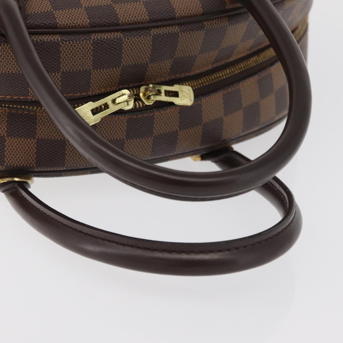 LOUIS VUITTON Damier Ebene Nolita Hand Bag N41455 LV Auth ka4006A
