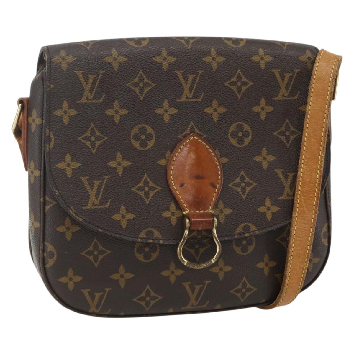 LOUIS VUITTON Monogram Saint Cloud GM Shoulder Bag M51242 LV Auth ka402
