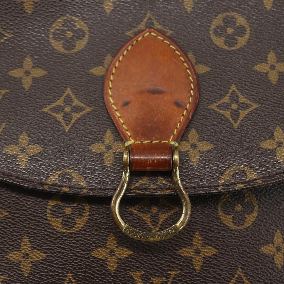 LOUIS VUITTON Monogram Saint Cloud GM Shoulder Bag M51242 LV Auth ka402