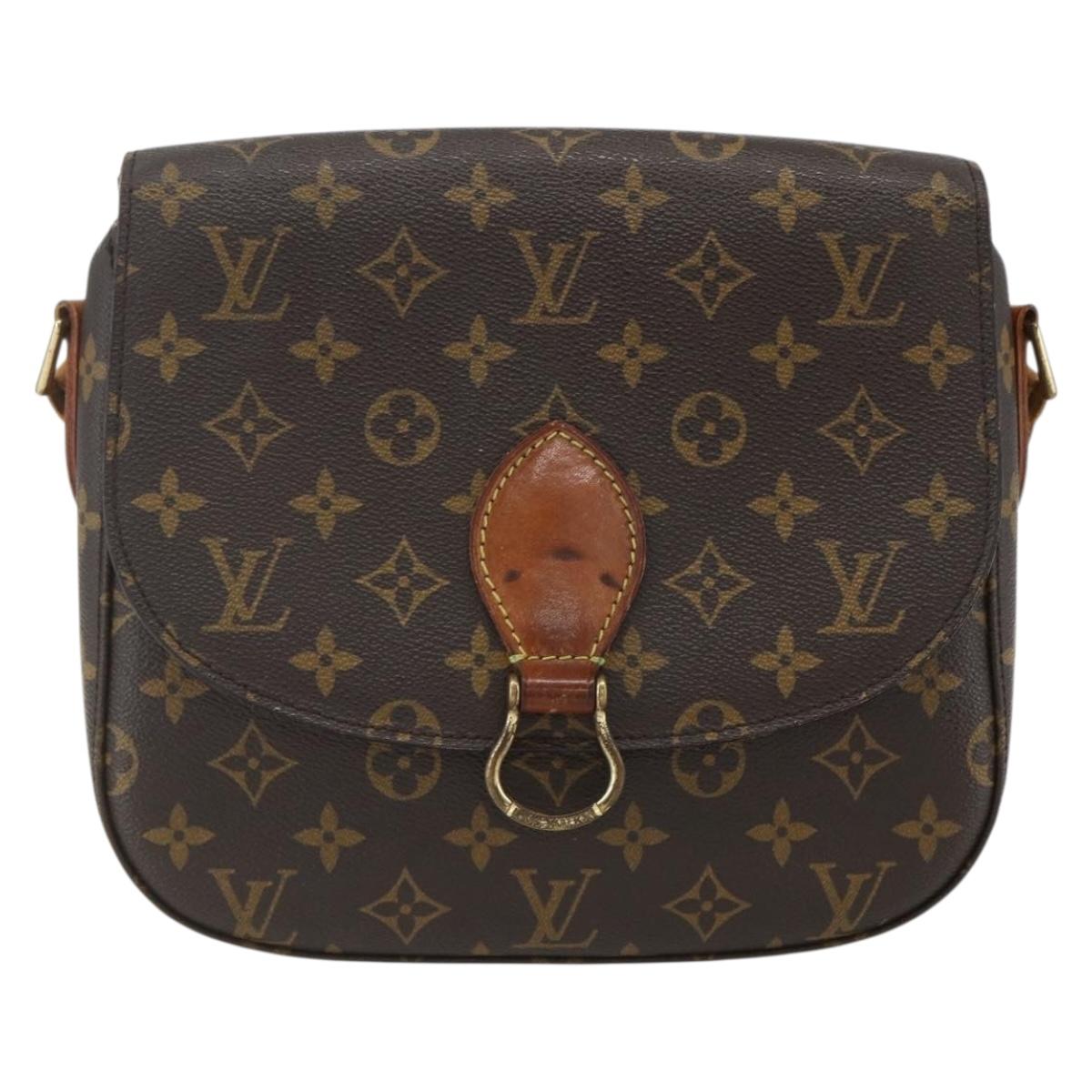 LOUIS VUITTON Monogram Saint Cloud GM Shoulder Bag M51242 LV Auth ka402