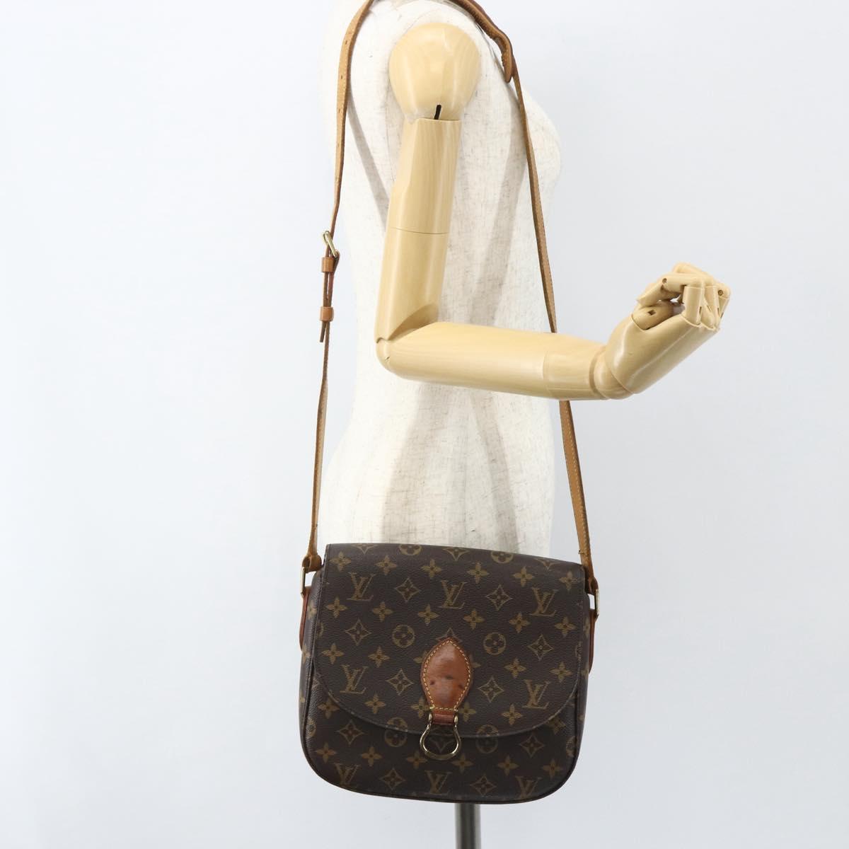 LOUIS VUITTON Monogram Saint Cloud GM Shoulder Bag M51242 LV Auth ka402