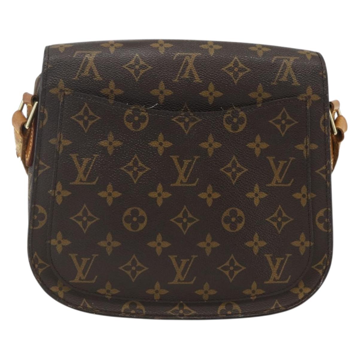 LOUIS VUITTON Monogram Saint Cloud GM Shoulder Bag M51242 LV Auth ka402