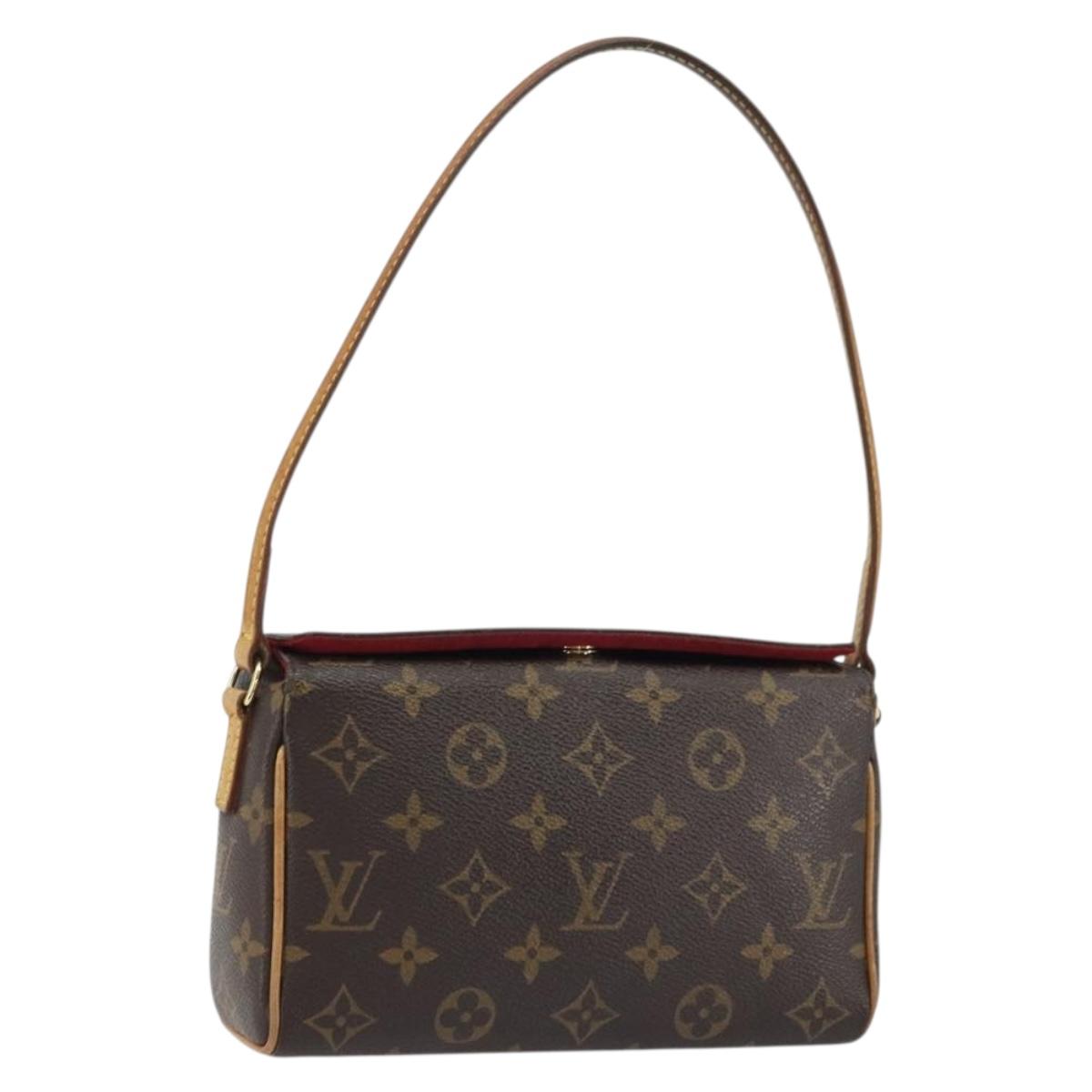 LOUIS VUITTON Monogram Recital Hand Bag M51900 LV Auth ka4022A