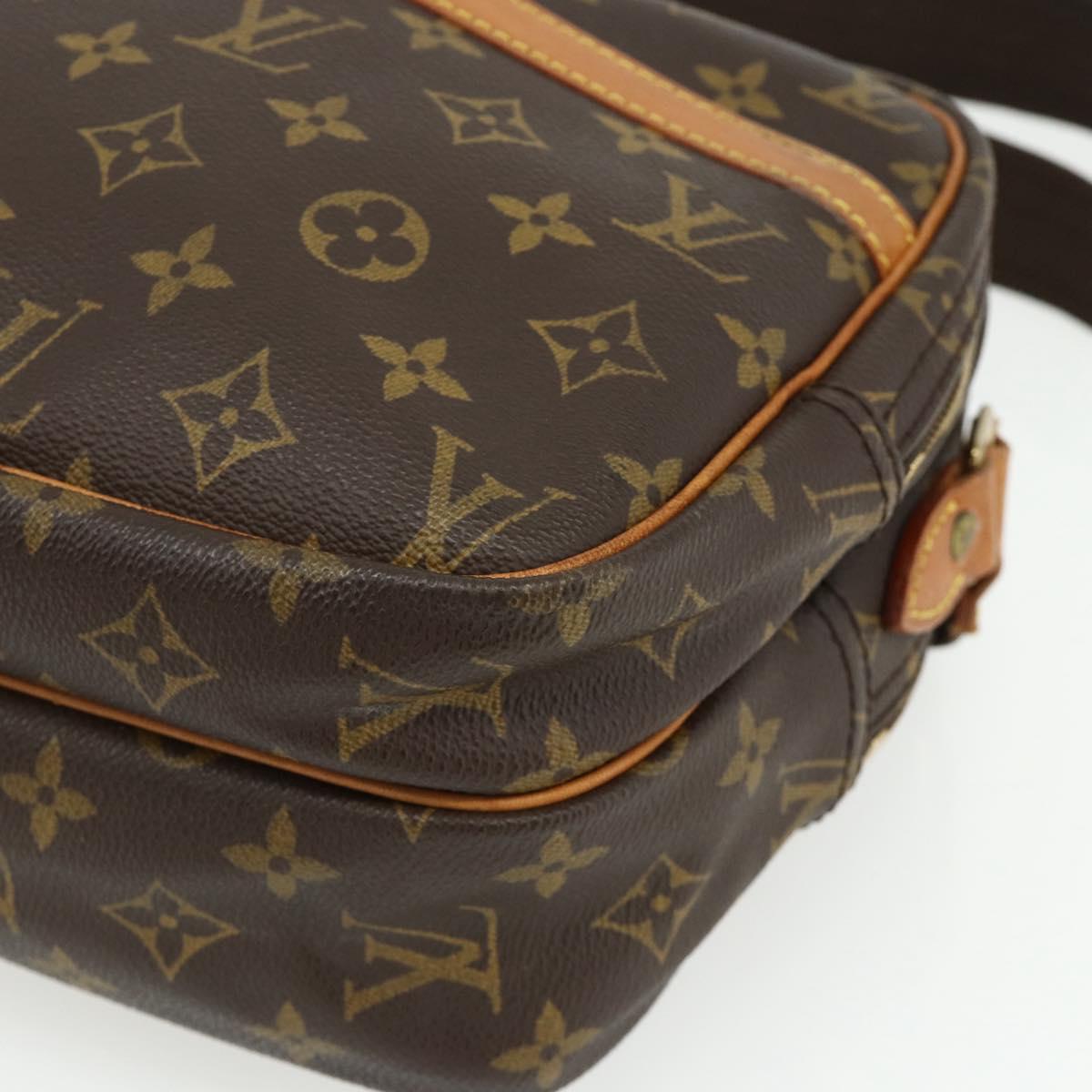 LOUIS VUITTON Monogram Reporter PM Shoulder Bag M45254 LV Auth ka4029