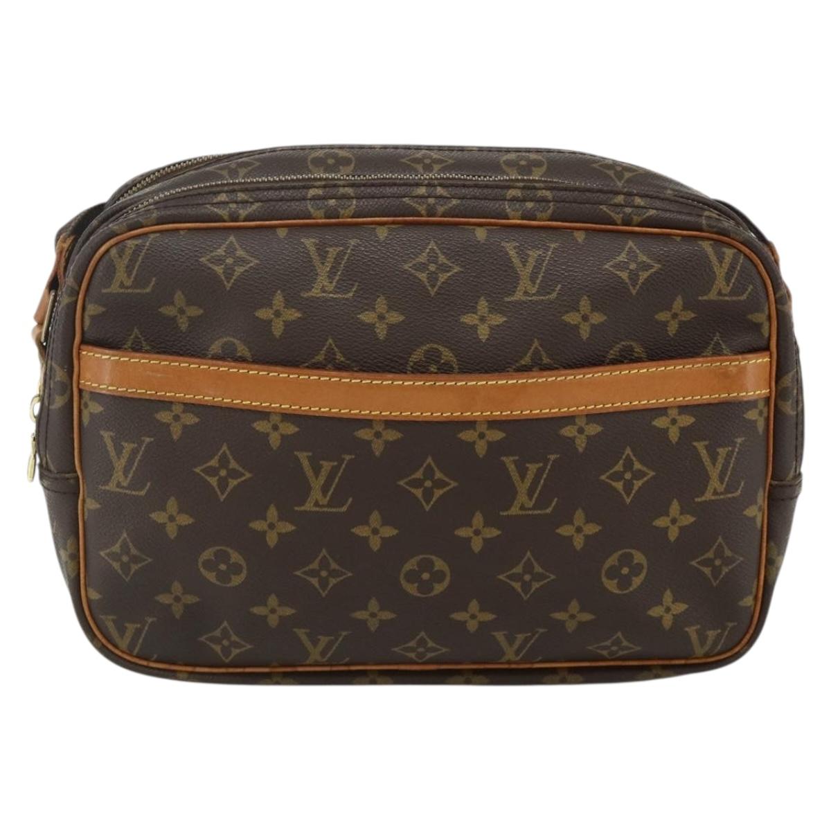 LOUIS VUITTON Monogram Reporter PM Shoulder Bag M45254 LV Auth ka4029