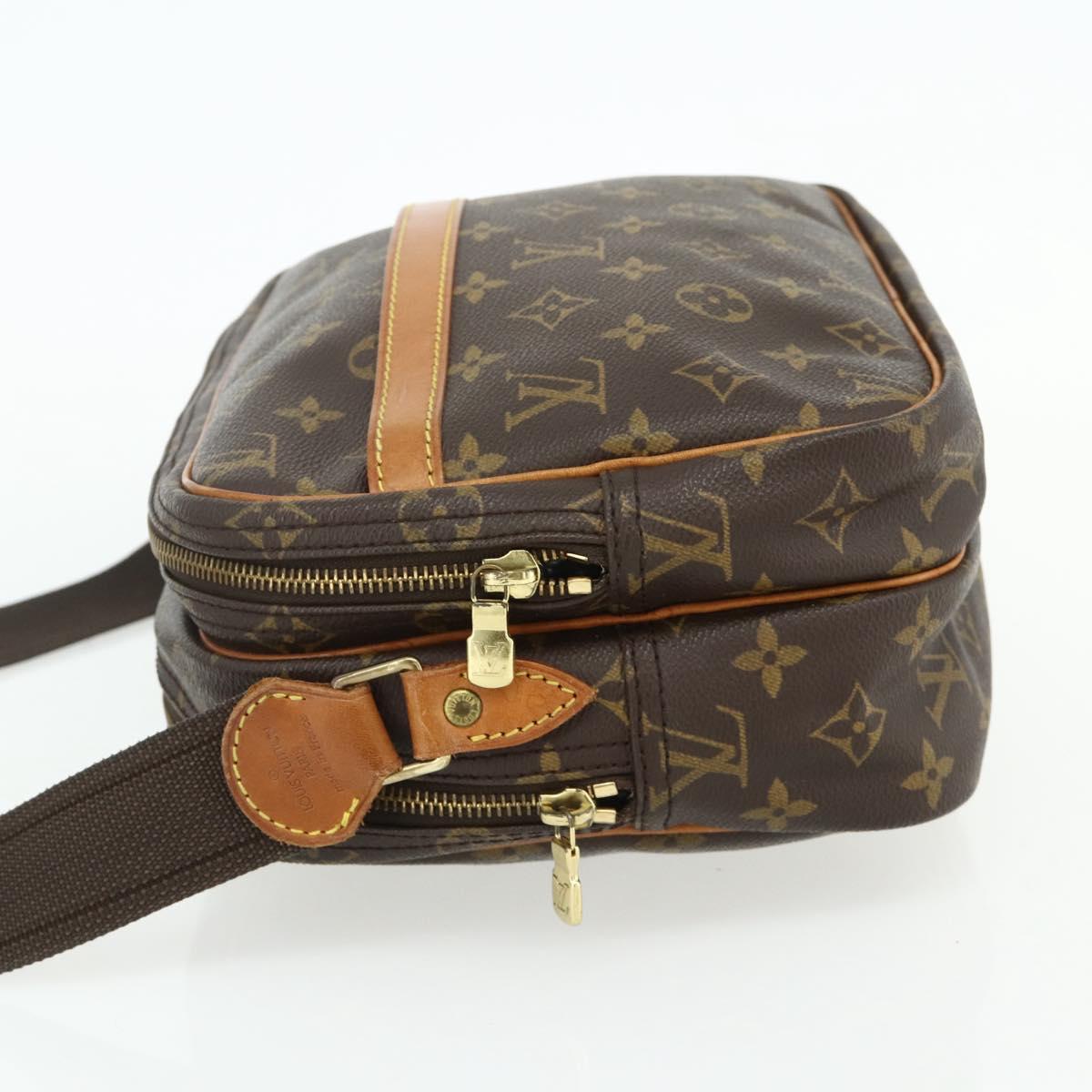 LOUIS VUITTON Monogram Reporter PM Shoulder Bag M45254 LV Auth ka4029
