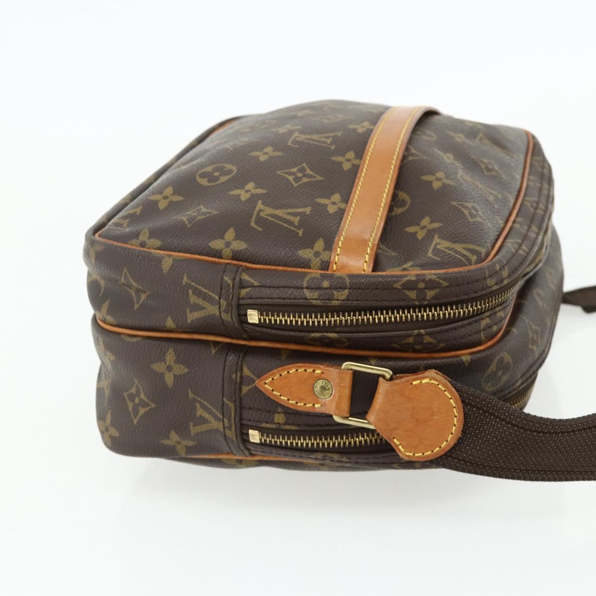 LOUIS VUITTON Monogram Reporter PM Shoulder Bag M45254 LV Auth ka4029