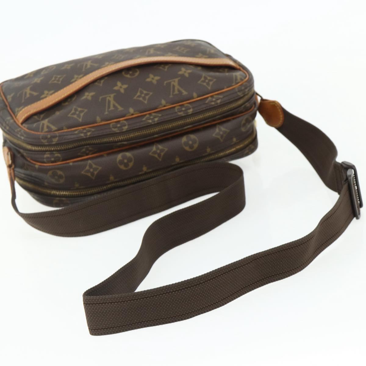 LOUIS VUITTON Monogram Reporter PM Shoulder Bag M45254 LV Auth ka4029