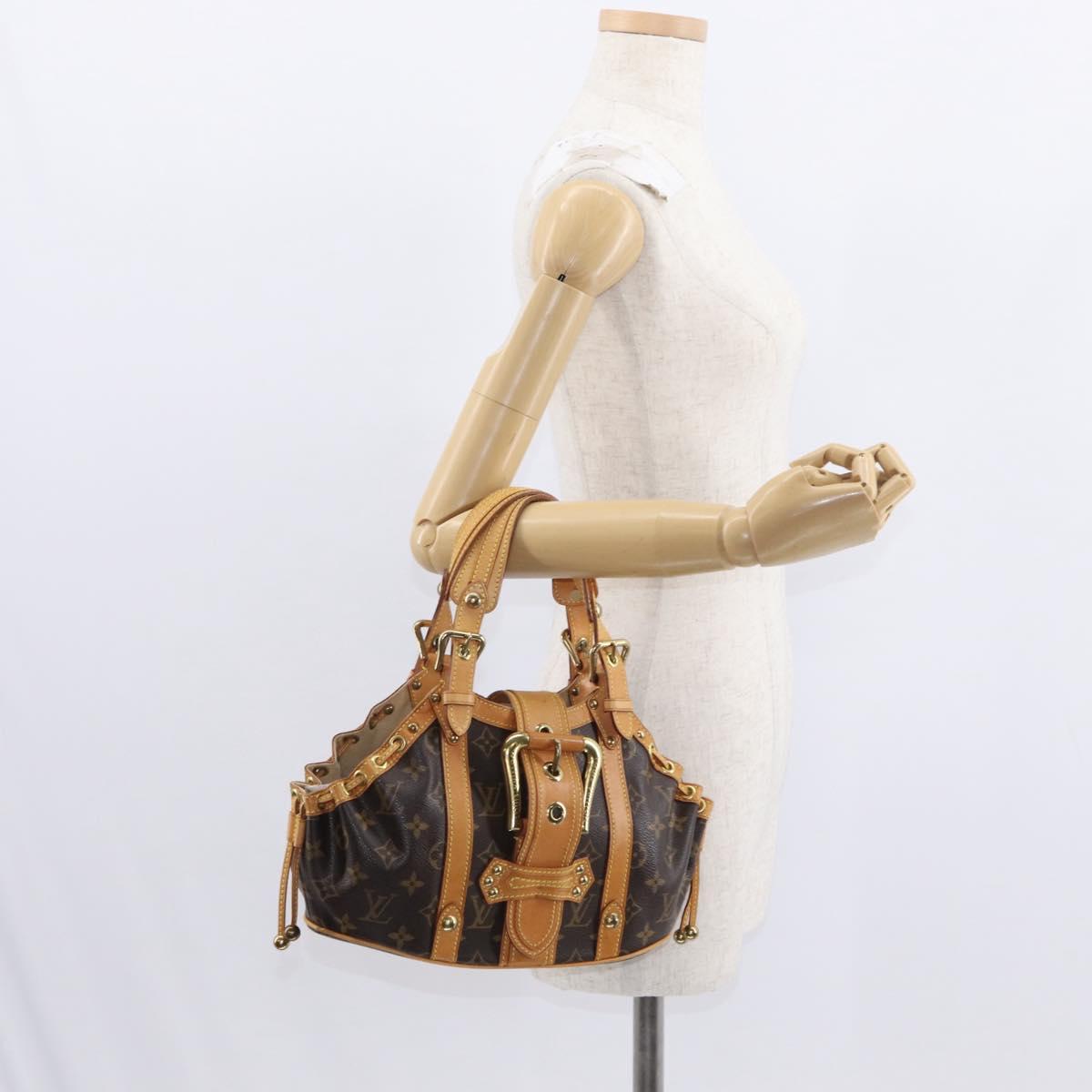 LOUIS VUITTON Monogram Teda PM Hand Bag M92399 LV Auth ka404