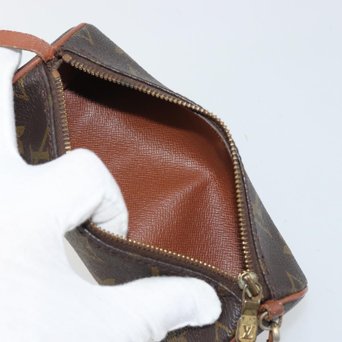 LOUIS VUITTON Monogram Papillon Pouch LV Auth ka4052