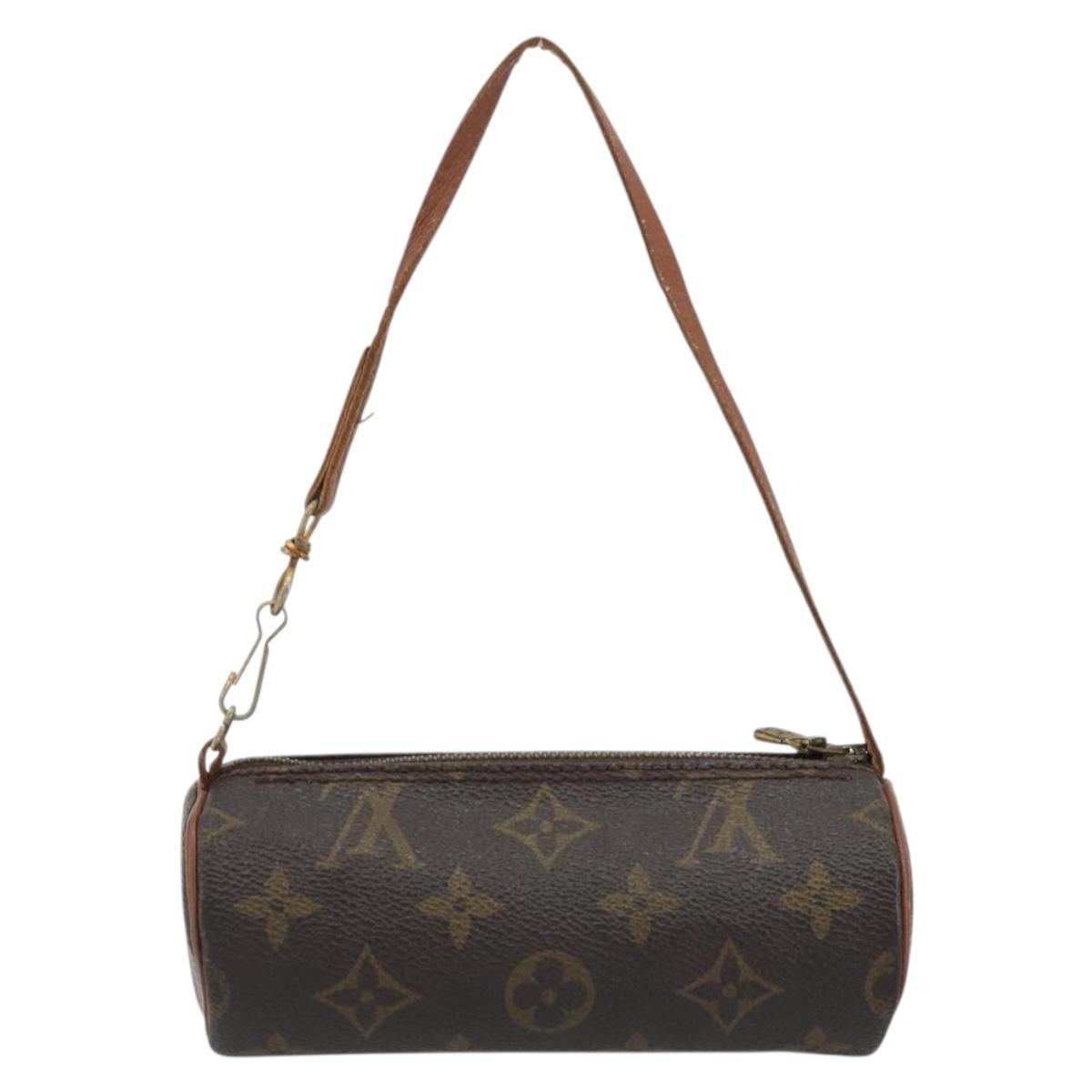 LOUIS VUITTON Monogram Papillon Pouch LV Auth ka4052