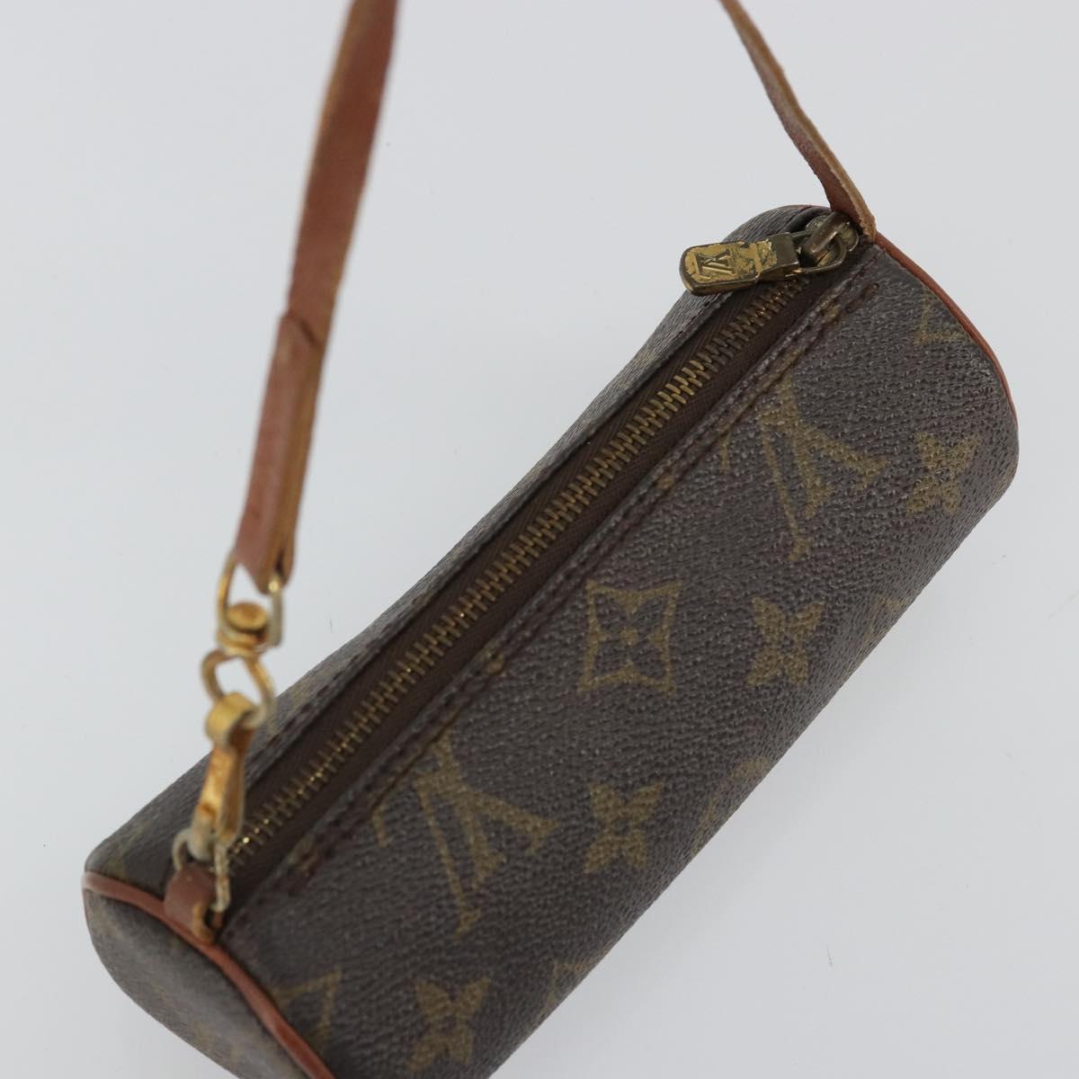 LOUIS VUITTON Monogram Papillon Pouch LV Auth ka4052
