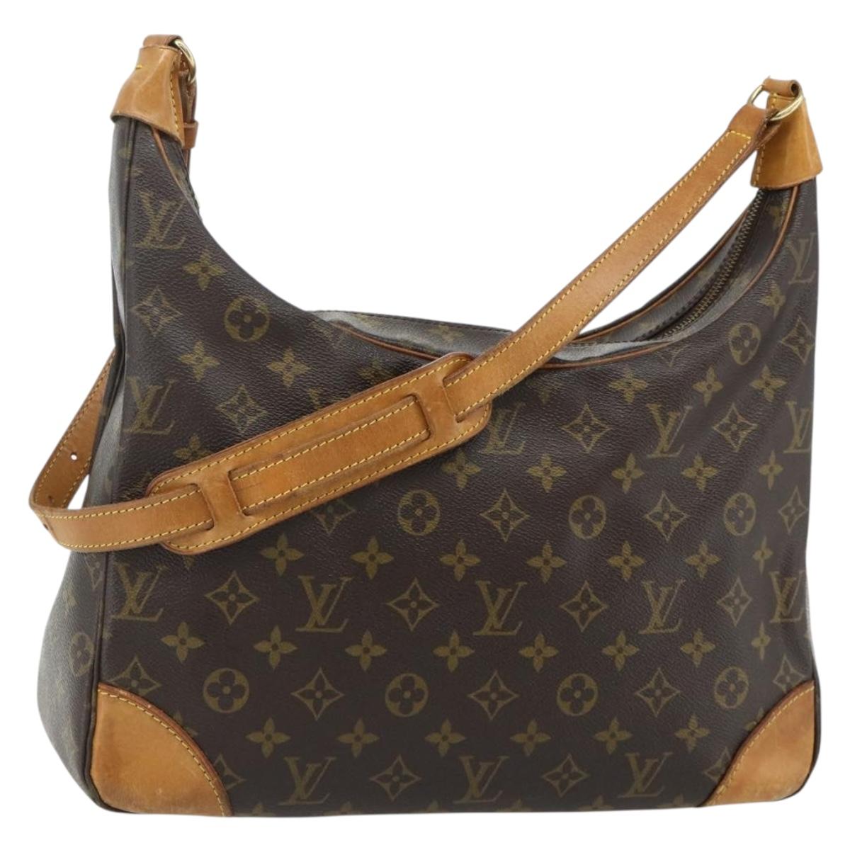 LOUIS VUITTON Monogram Boulogne 35 Shoulder Bag M51260 LV Auth ka4056