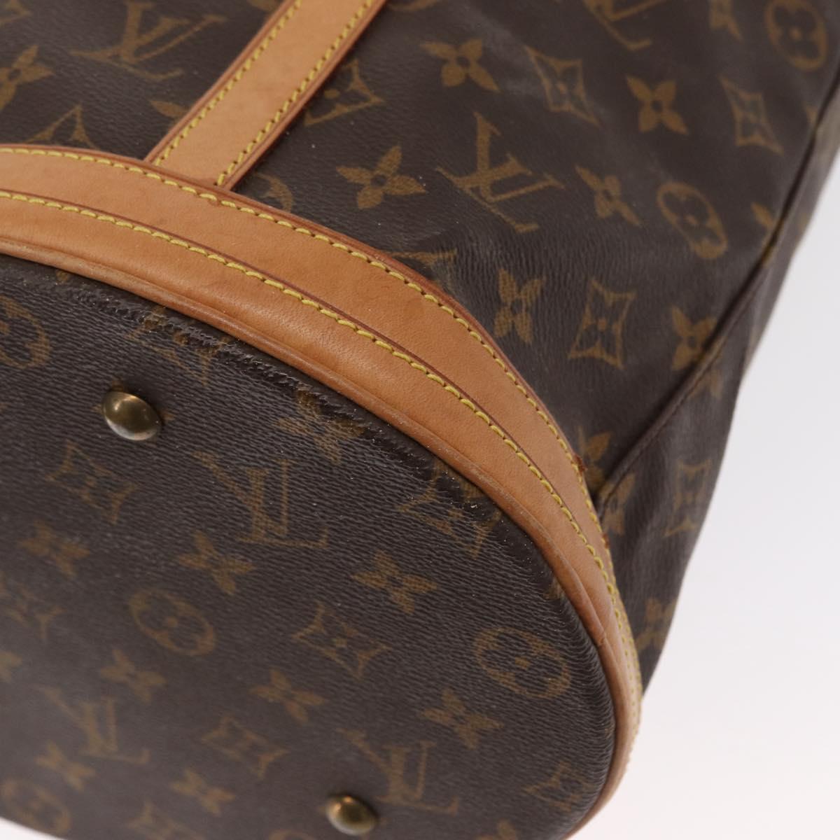 LOUIS VUITTON Monogram Bucket GM Shoulder Bag M42236 LV Auth ka406