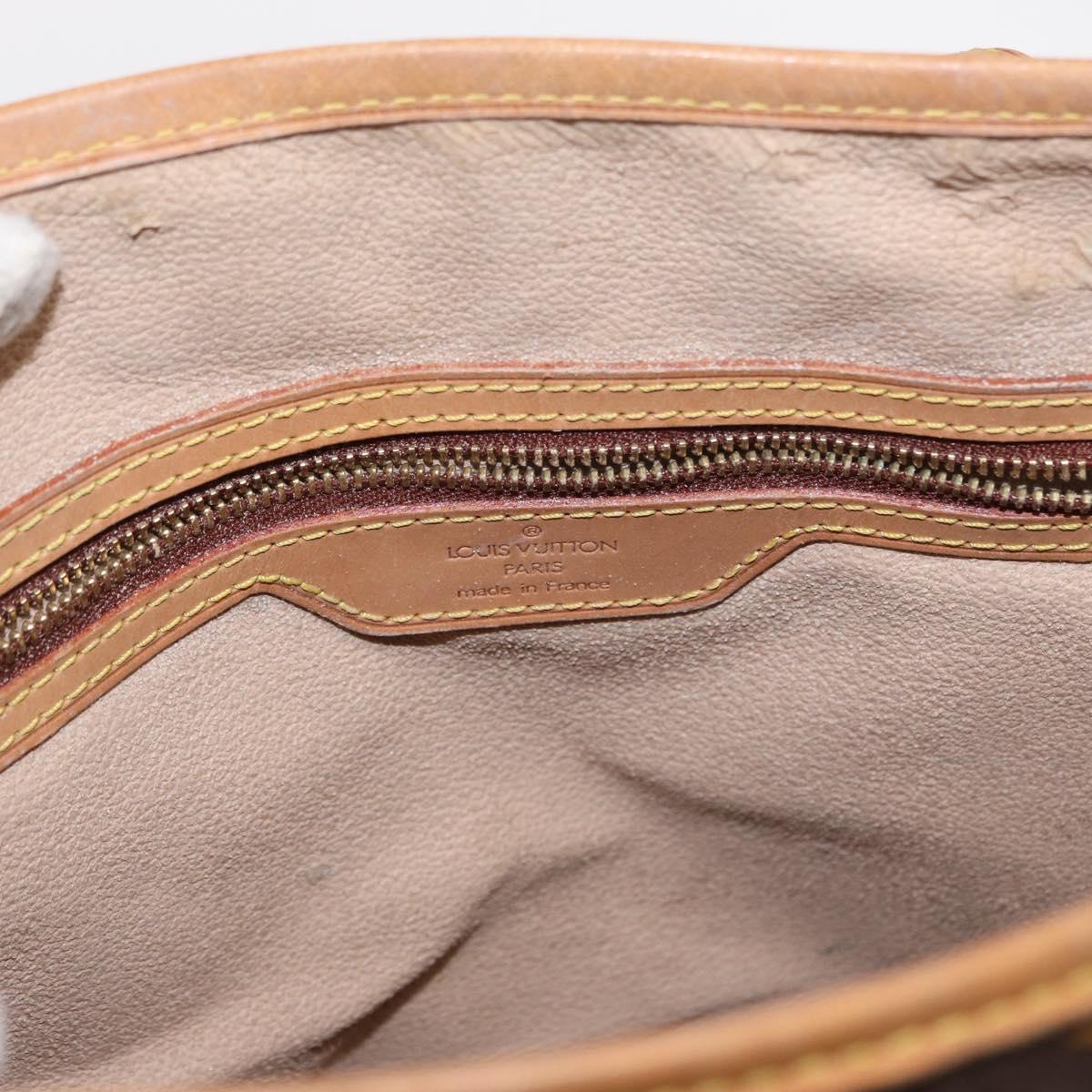 LOUIS VUITTON Monogram Bucket GM Shoulder Bag M42236 LV Auth ka406