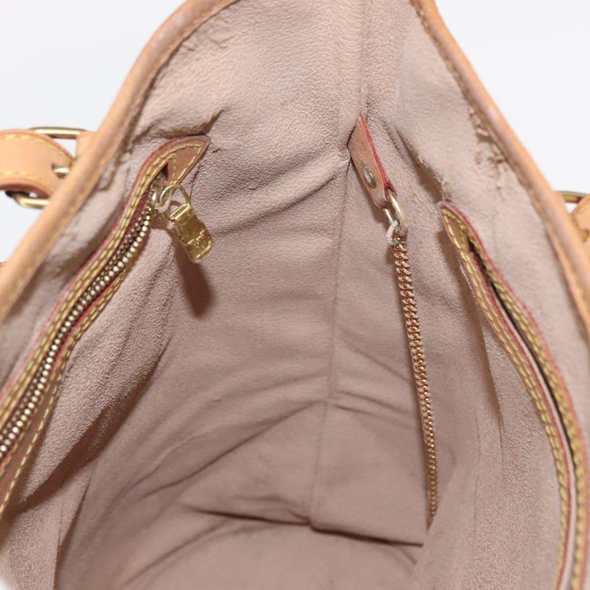 LOUIS VUITTON Monogram Bucket GM Shoulder Bag M42236 LV Auth ka406