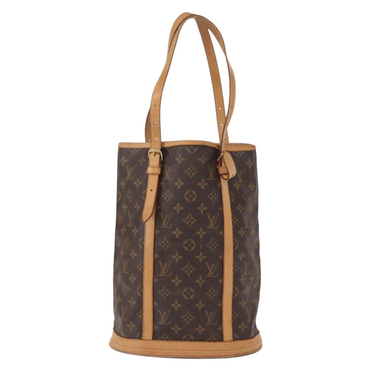 LOUIS VUITTON Monogram Bucket GM Shoulder Bag M42236 LV Auth ka406