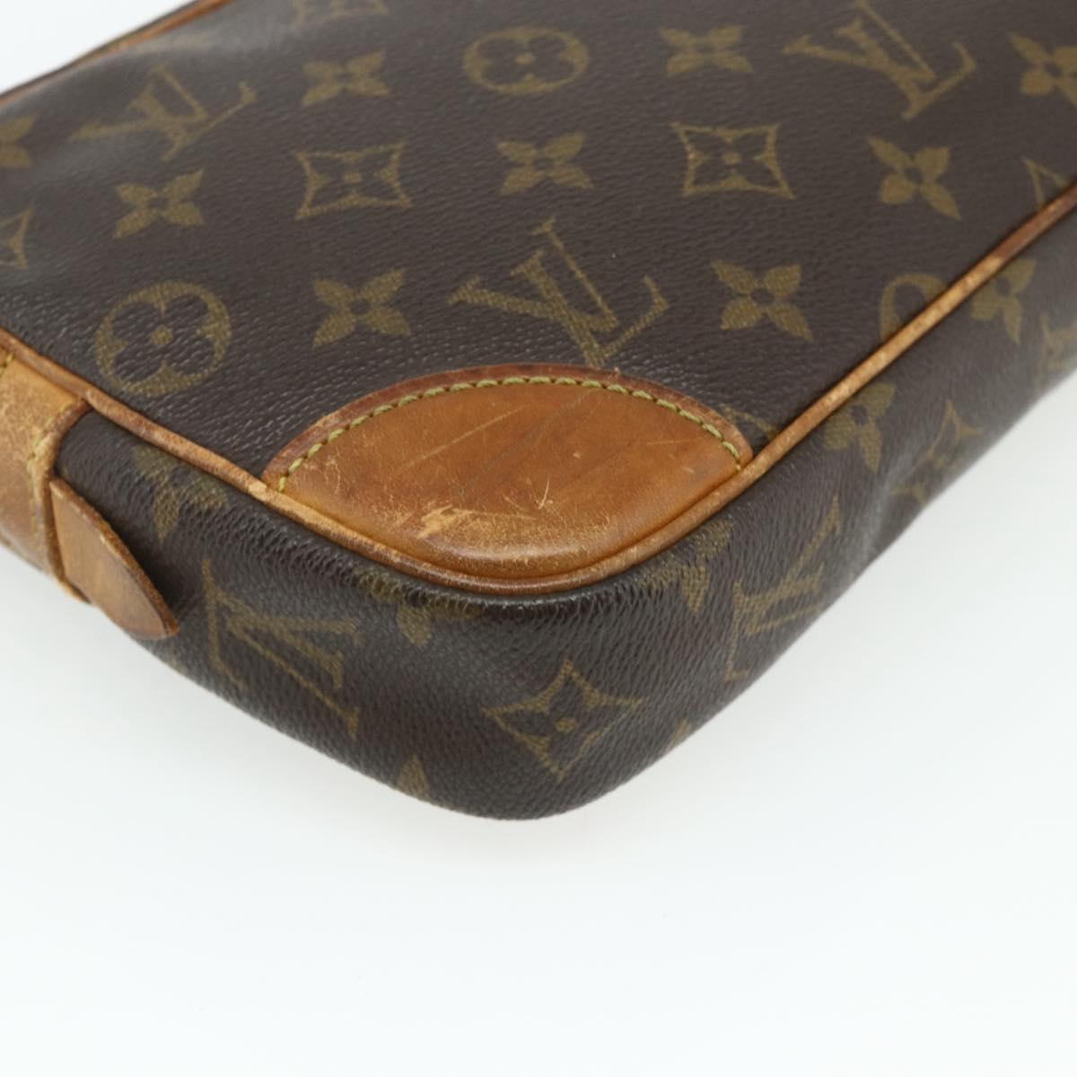 LOUIS VUITTON Monogram Marly Dragonne GM Clutch Bag M51825 LV Auth ka4071