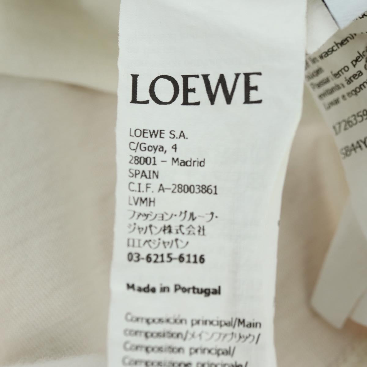LOEWE LOEWE × Studio Ghibli Hin T Shirt Cotton White Orange Auth ka4076M
