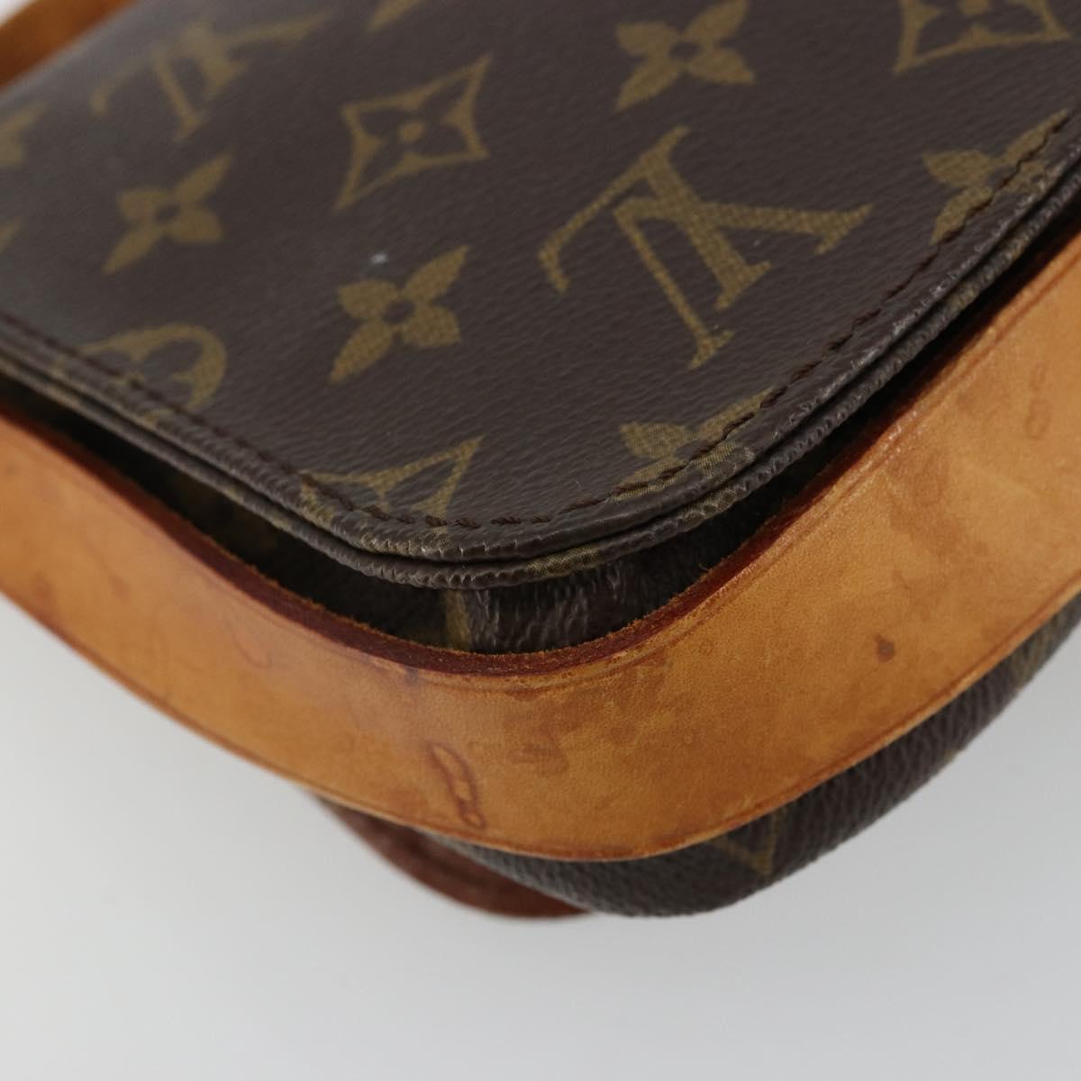 LOUIS VUITTON Monogram Cartouchiere PM Shoulder Bag M51254 LV Auth ka4092