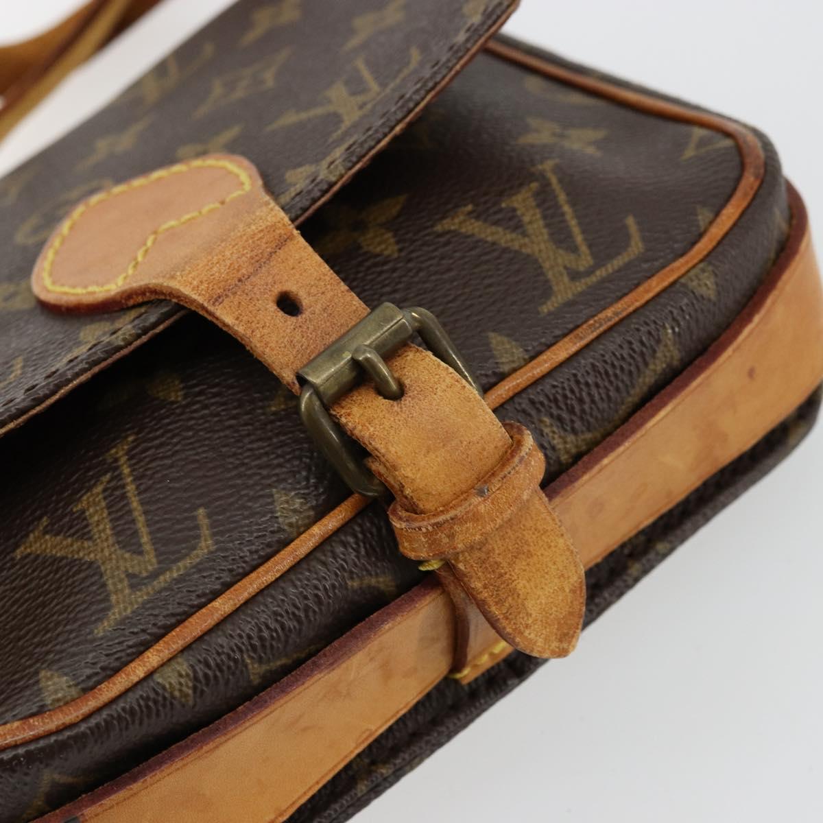 LOUIS VUITTON Monogram Cartouchiere PM Shoulder Bag M51254 LV Auth ka4092
